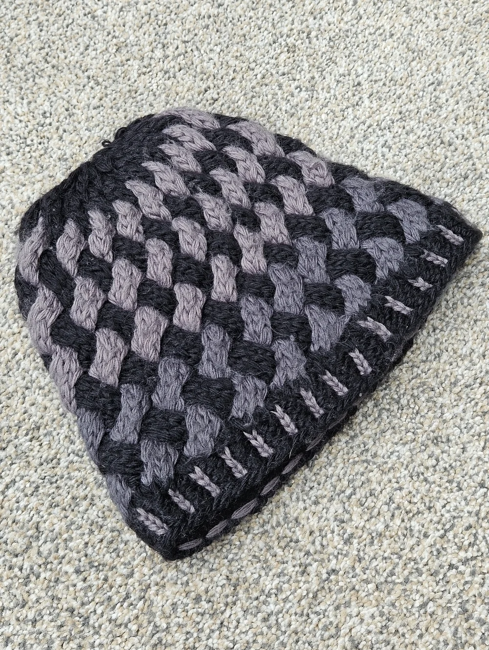 The North Face Beanie Thick Warm Stocking Cap Wool Alpaca Blend Hat Women’s OS